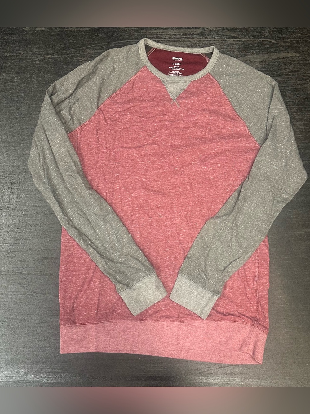 Men's Sonoma Goods For Life Double-Knit Crewneck Top L-Tall